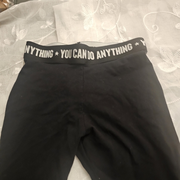 Kids' motivational leggings size 8/9 comfortable active wear - Picture 3 of 5
